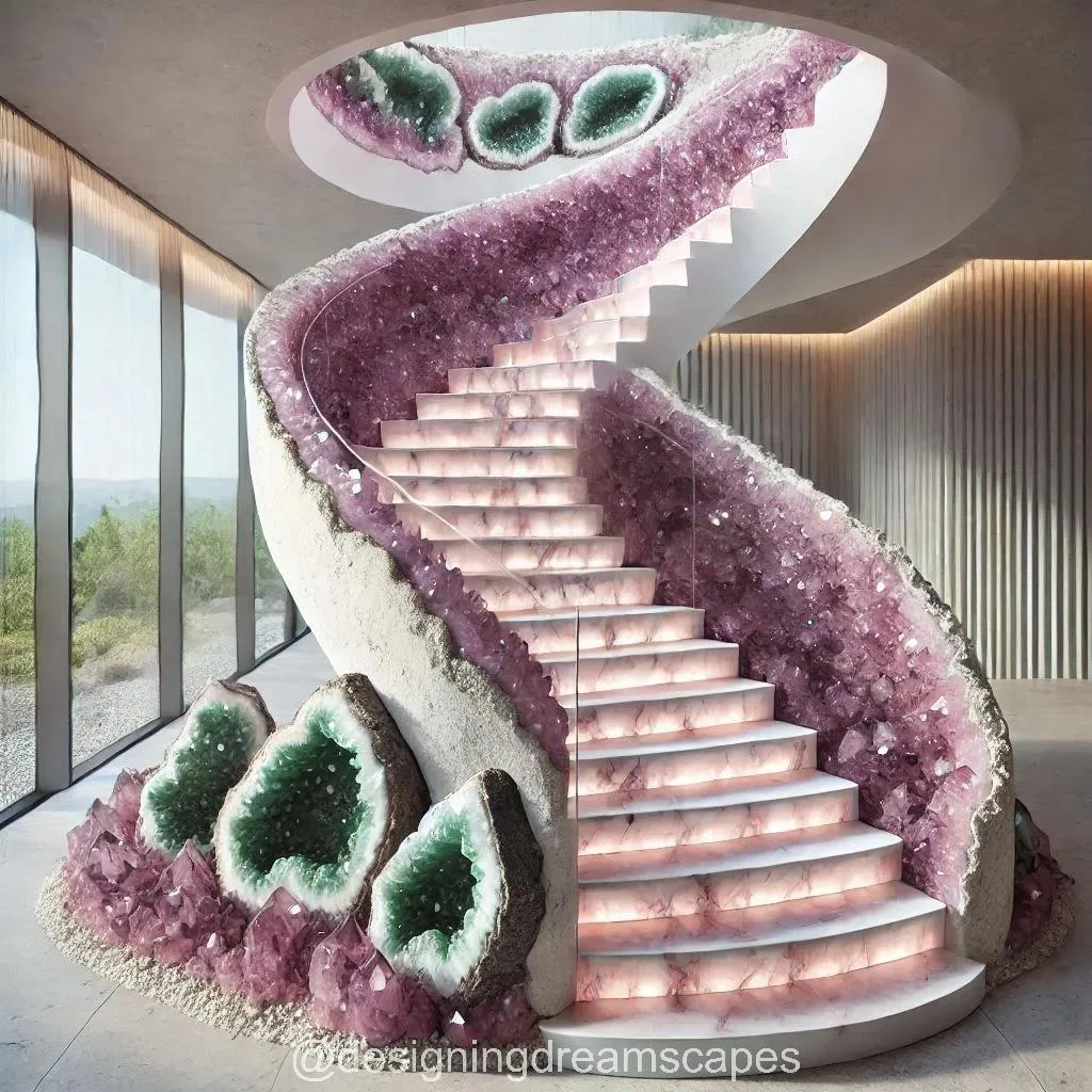 The Allure of Amethyst Staircases: Where Luxury Meets Nature