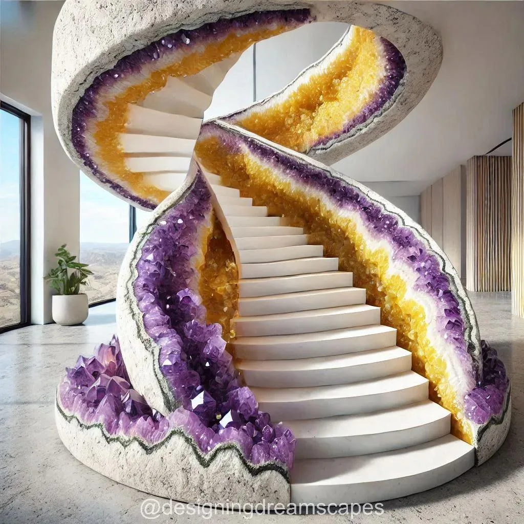 The Allure of Amethyst Staircases: Where Luxury Meets Nature