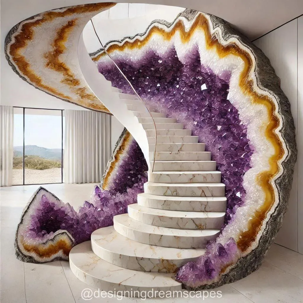 The Allure of Amethyst Staircases: Where Luxury Meets Nature