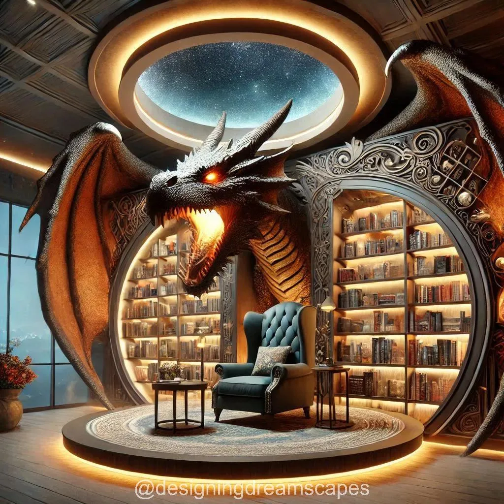 Elevate Your Décor with a Stunning Dragon Bookcase