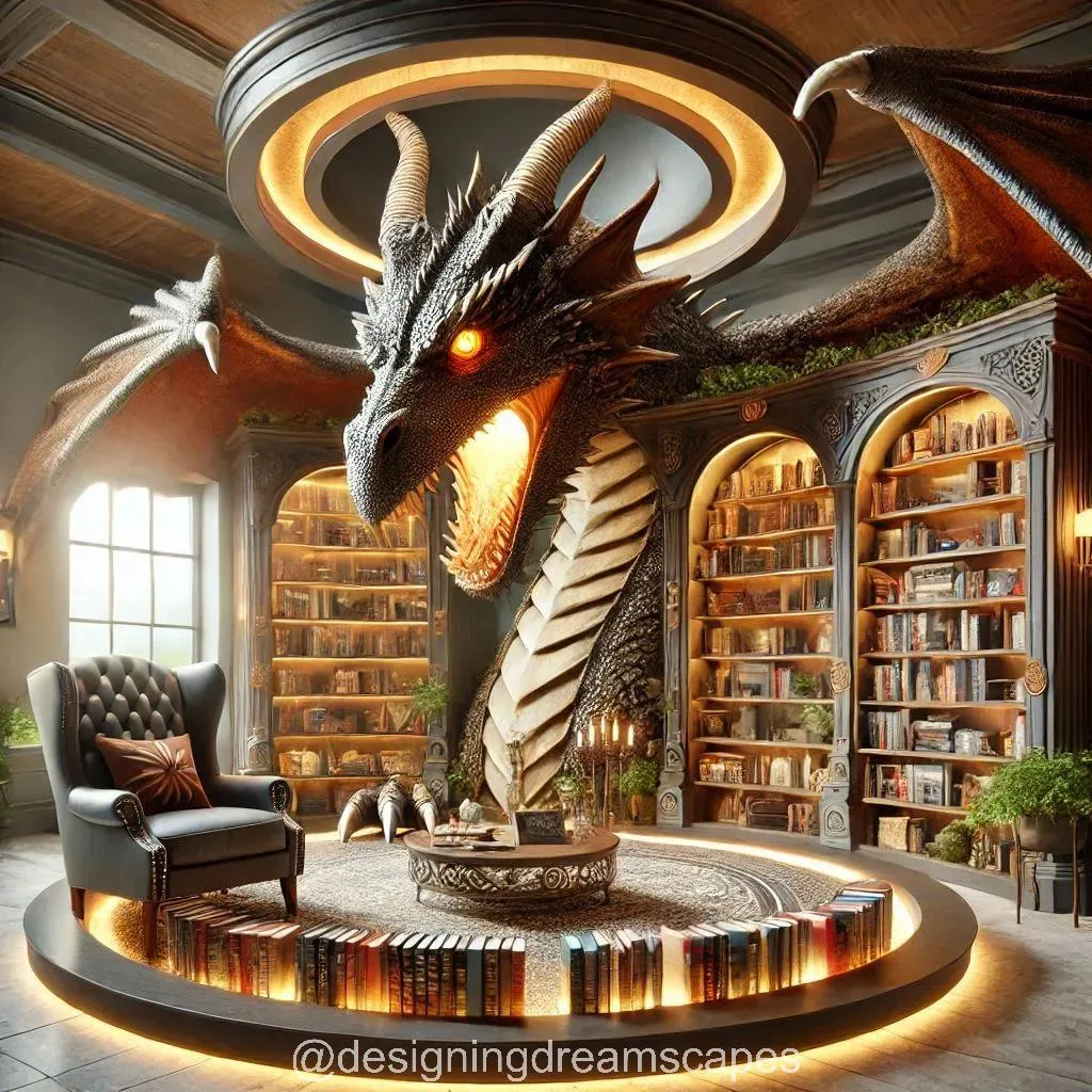 Elevate Your Décor with a Stunning Dragon Bookcase