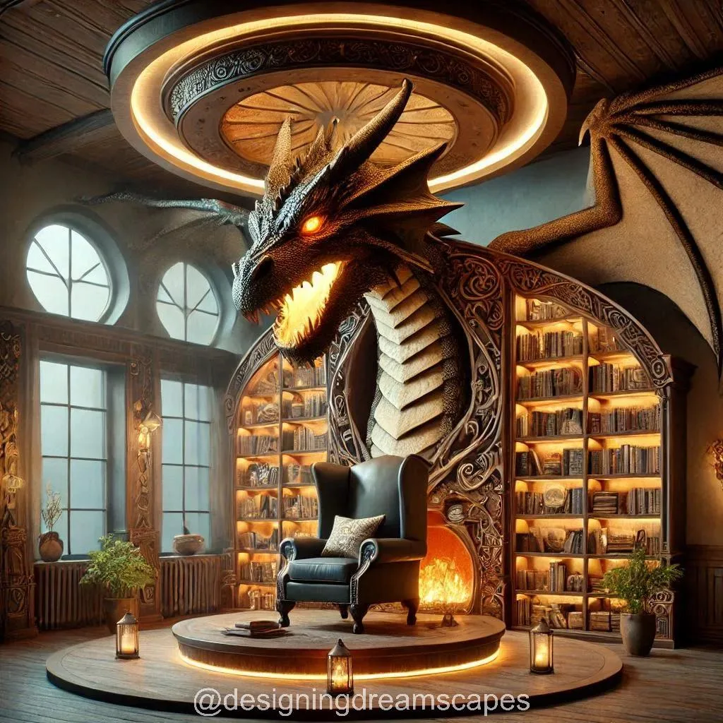 Elevate Your Décor with a Stunning Dragon Bookcase