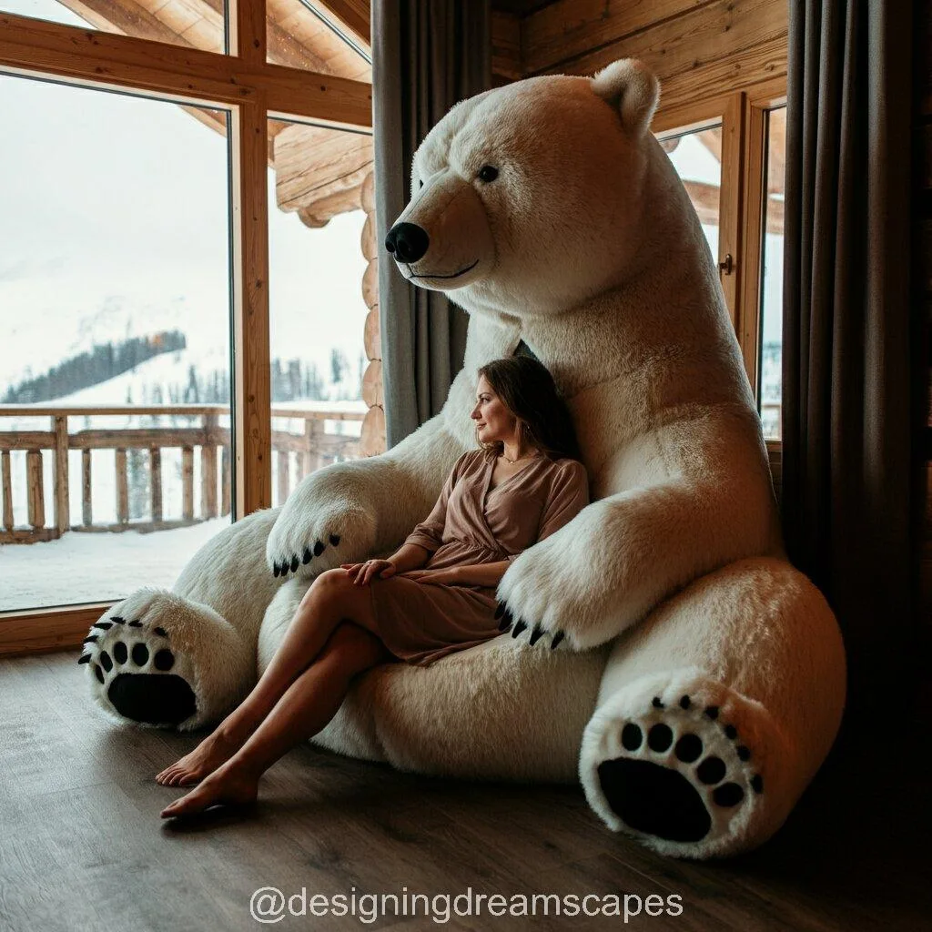 Transform Your Space with a Playful and Plush Giant Animal Lounger