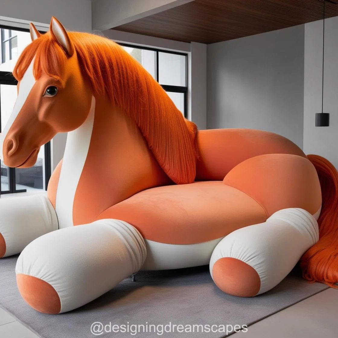 The Giant Horse Shaped Lounger: Where Comfort Meets Majestic Design