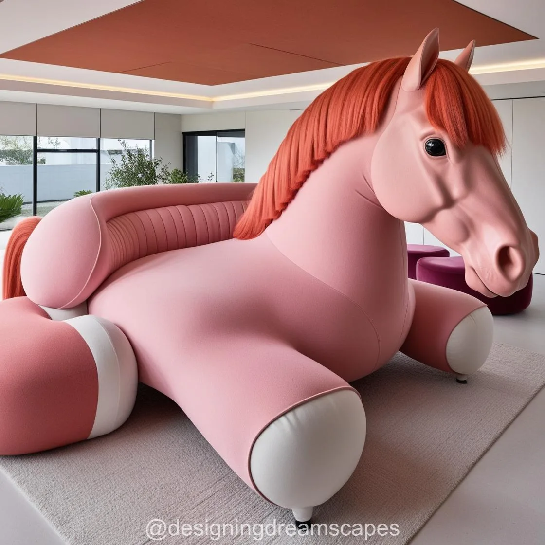 The Giant Horse Shaped Lounger: Where Comfort Meets Majestic Design