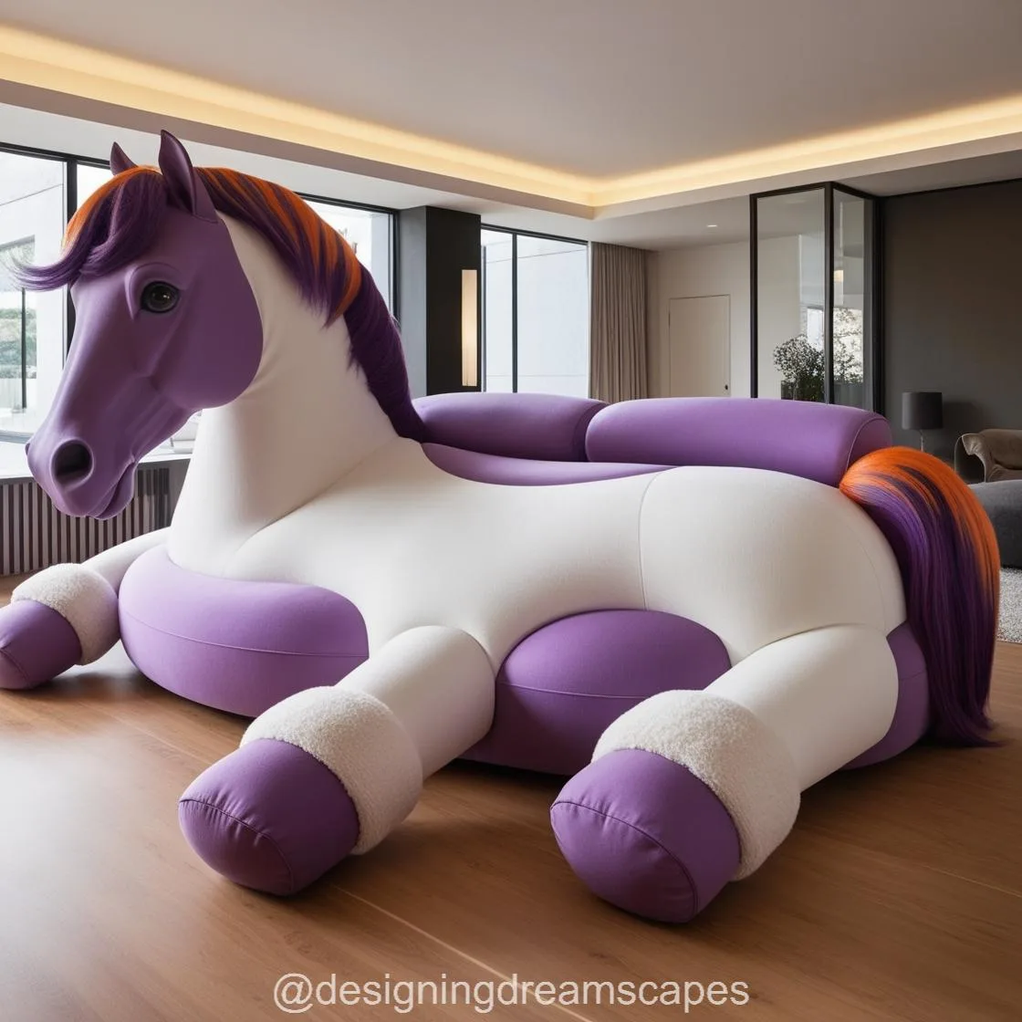 The Giant Horse Shaped Lounger: Where Comfort Meets Majestic Design