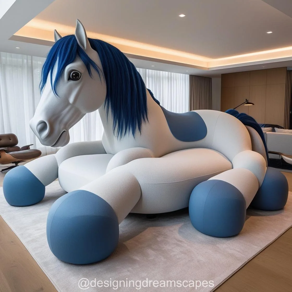 The Giant Horse Shaped Lounger: Where Comfort Meets Majestic Design