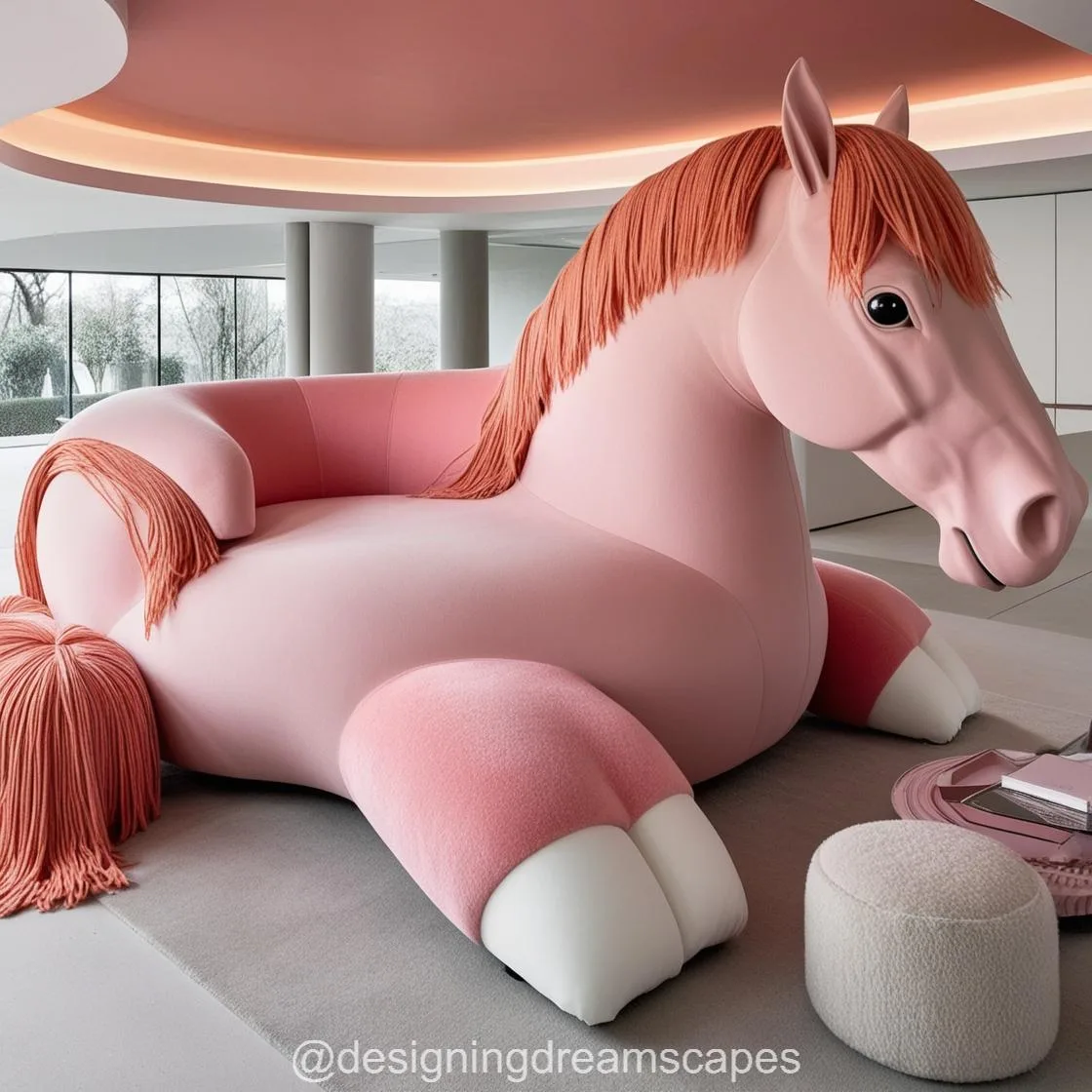 The Giant Horse Shaped Lounger: Where Comfort Meets Majestic Design