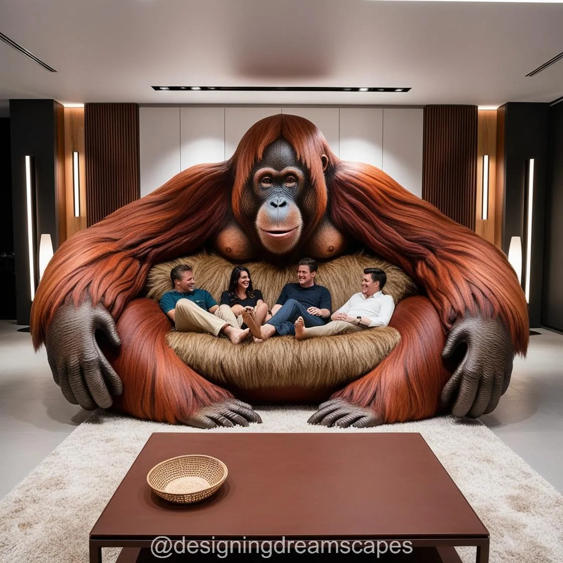 Unwind in Style: The Ultimate Giant Orangutan Lounger for Maximum Comfort