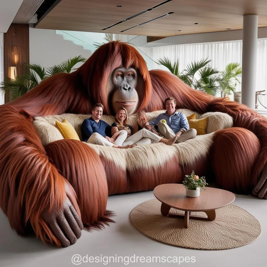 Unwind in Style: The Ultimate Giant Orangutan Lounger for Maximum Comfort