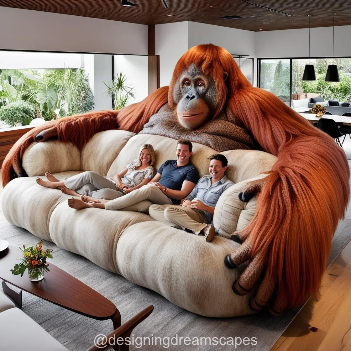 Unwind in Style: The Ultimate Giant Orangutan Lounger for Maximum Comfort