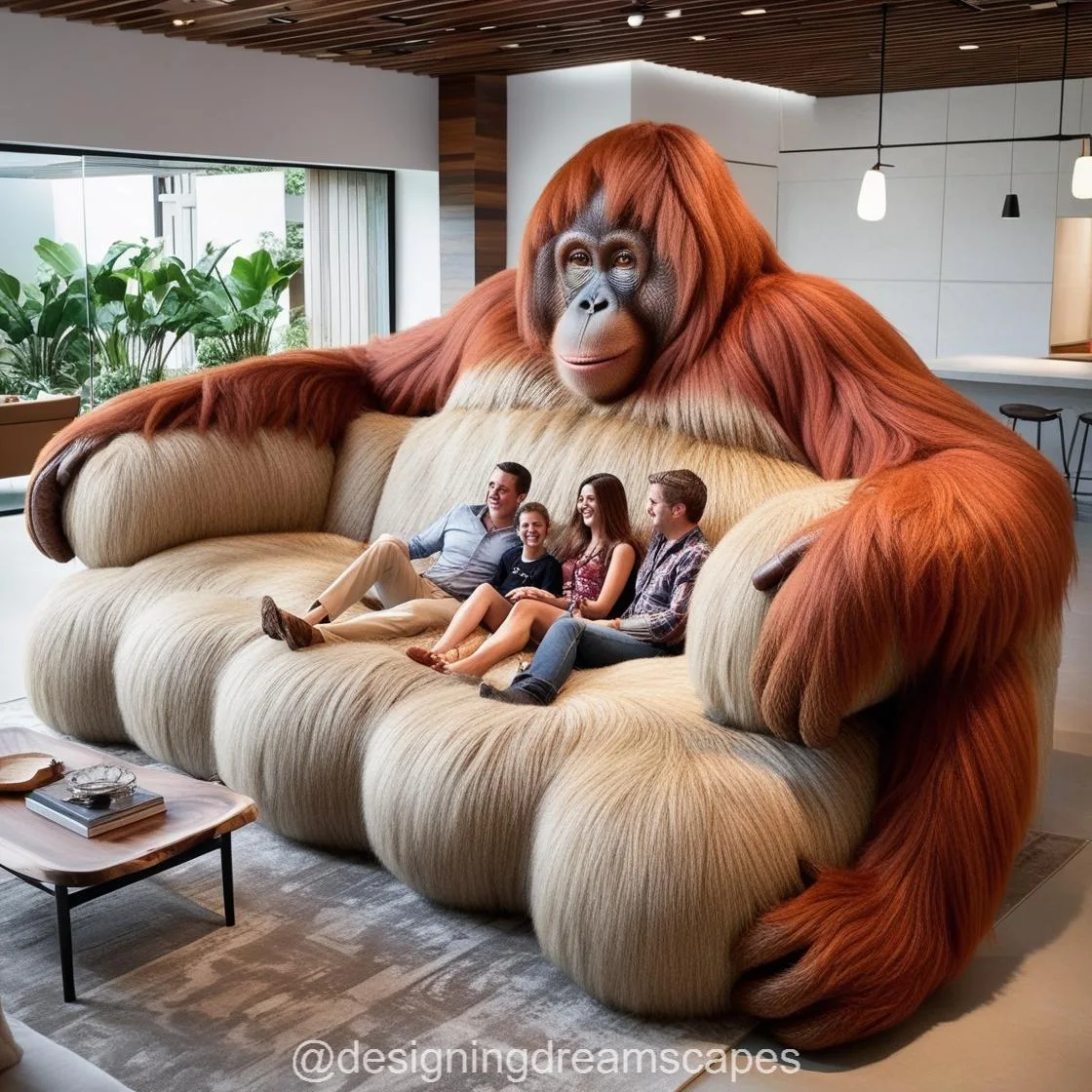 Unwind in Style: The Ultimate Giant Orangutan Lounger for Maximum Comfort