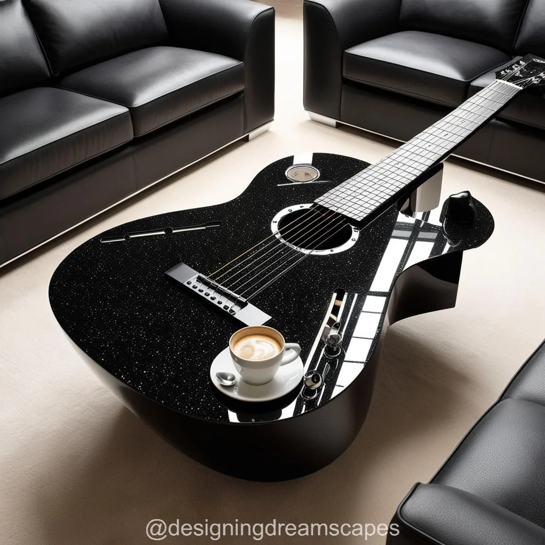 Transform Your Space: The Perfect Guitar Coffee Table for Music Lovers