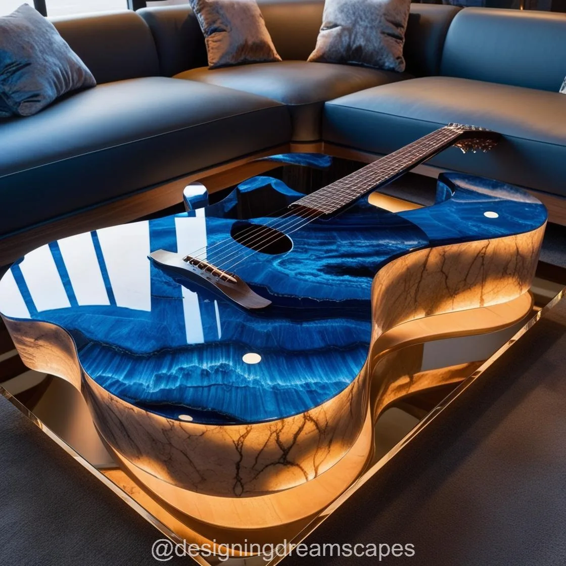 Transform Your Space: The Perfect Guitar Coffee Table for Music Lovers