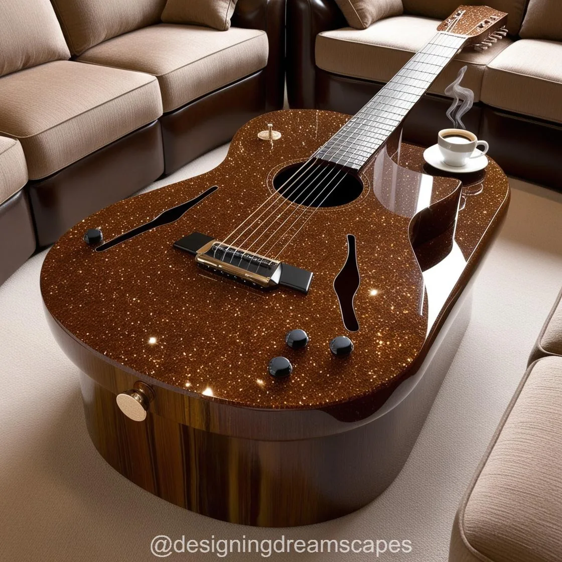 Transform Your Space: The Perfect Guitar Coffee Table for Music Lovers