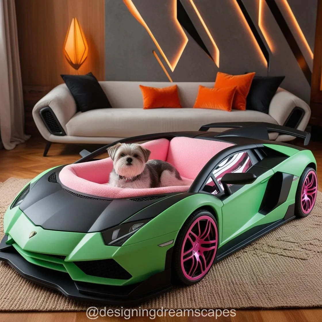 Speed, Style, and Comfort: The Ultimate Lamborghini-Inspired Pet Bed