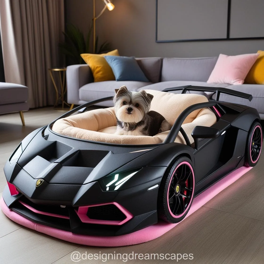 Speed, Style, and Comfort: The Ultimate Lamborghini-Inspired Pet Bed