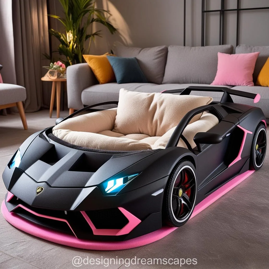 Speed, Style, and Comfort: The Ultimate Lamborghini-Inspired Pet Bed