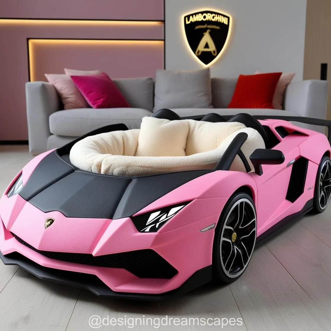 Speed, Style, and Comfort: The Ultimate Lamborghini-Inspired Pet Bed