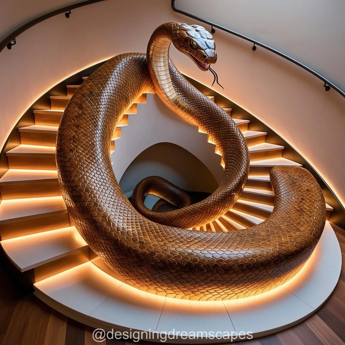 Serpentine Beauty: Transform Your Home with a Snake Shaped Staircase