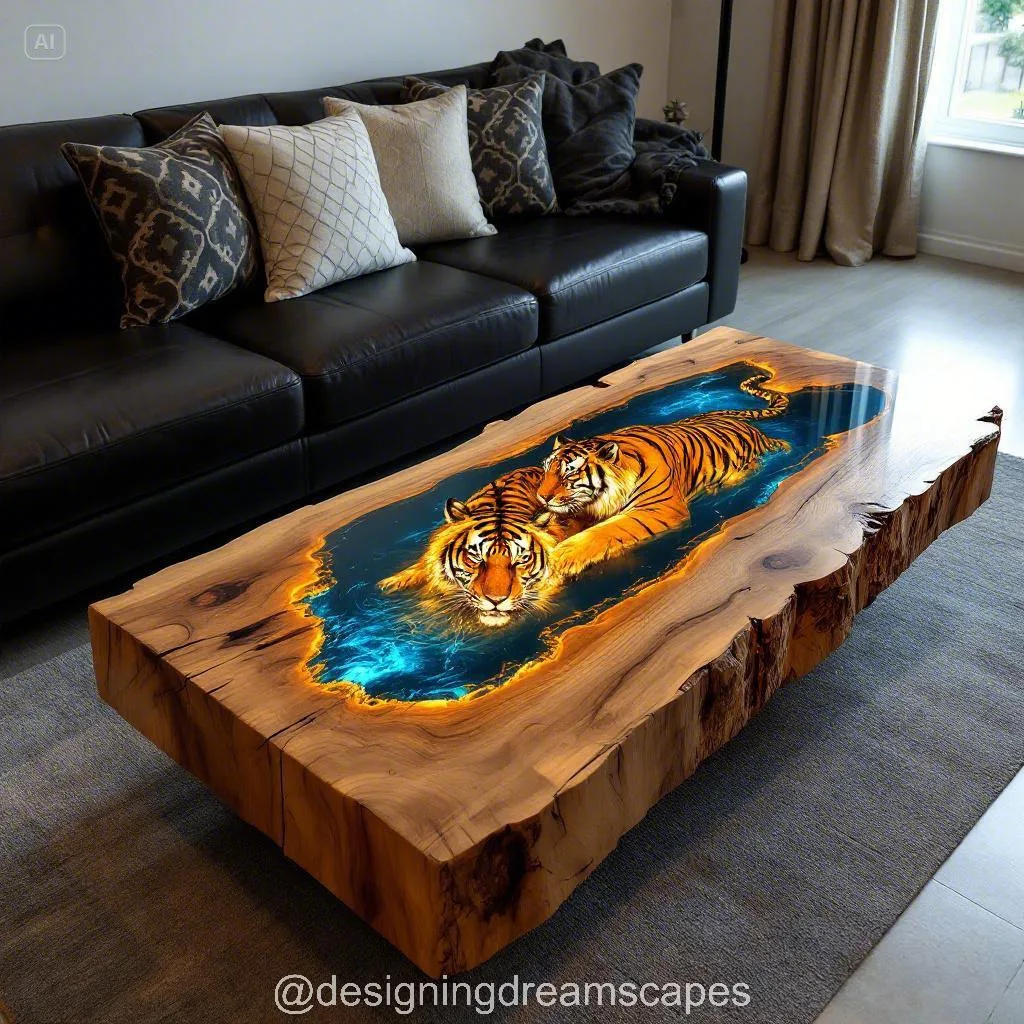 Tiger Coffee Table: A Bold Statement Piece for Your Living Space