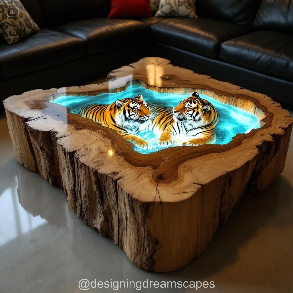 Tiger Coffee Table: A Bold Statement Piece for Your Living Space