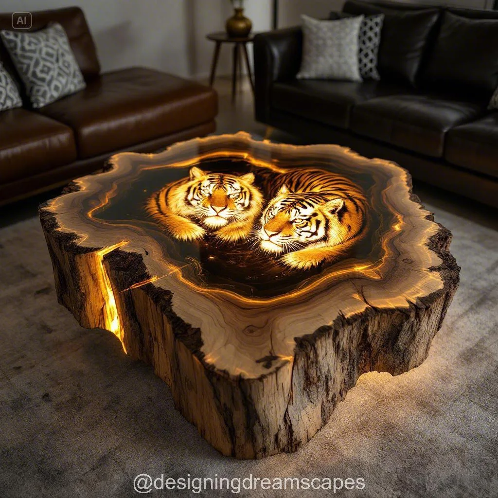 Tiger Coffee Table: A Bold Statement Piece for Your Living Space