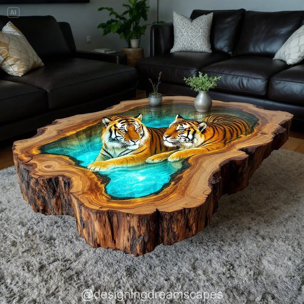 Tiger Coffee Table: A Bold Statement Piece for Your Living Space