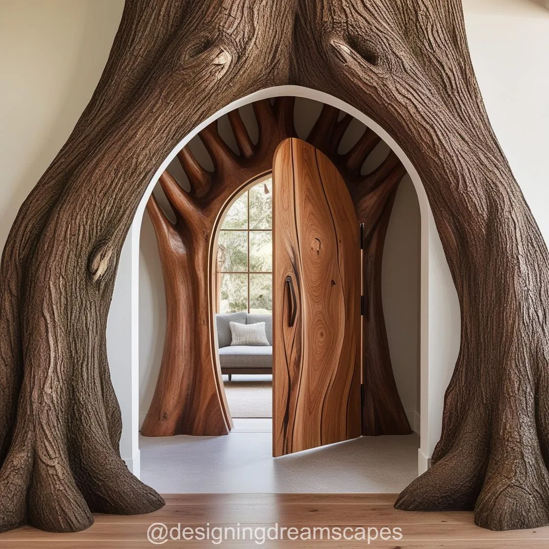 Tree Shaped Doorways: Nature-Inspired Entrances for Your Home