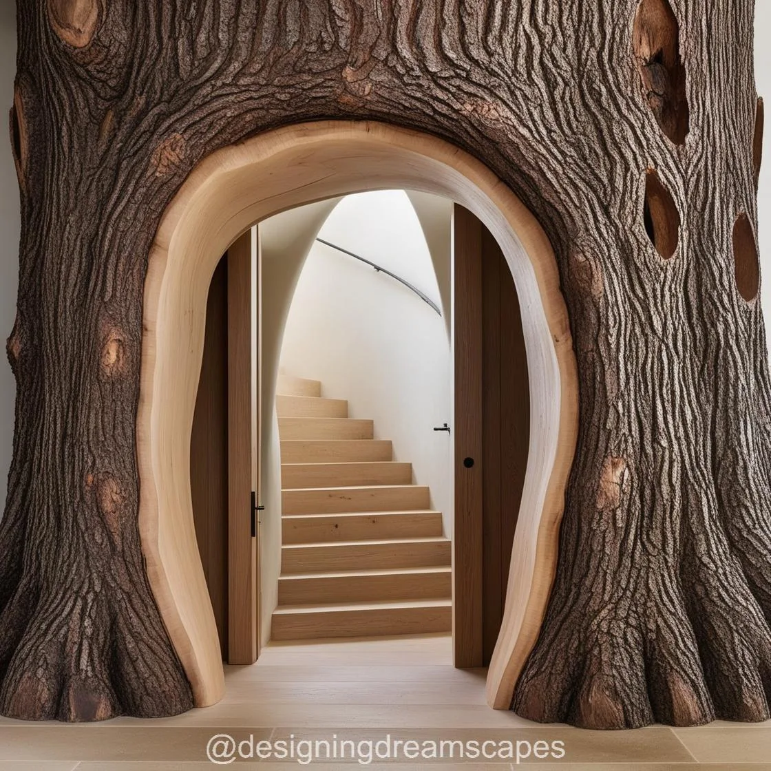 Tree Shaped Doorways: Nature-Inspired Entrances for Your Home