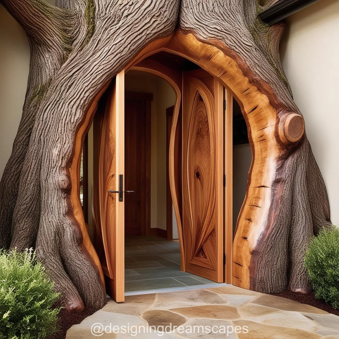 Tree Shaped Doorways: Nature-Inspired Entrances for Your Home