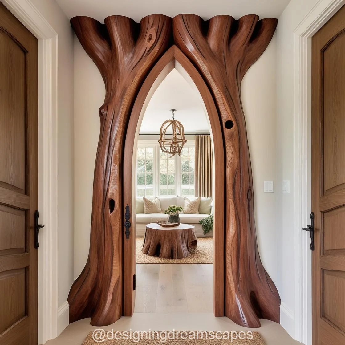 Tree Shaped Doorways: Nature-Inspired Entrances for Your Home