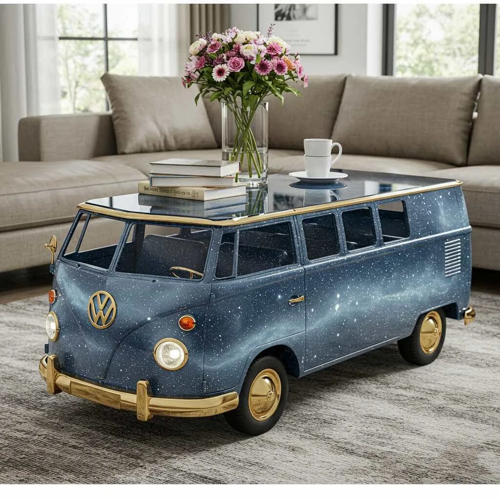 Discover the Charm and Functionality of Volkswagen Bus Coffee Tables