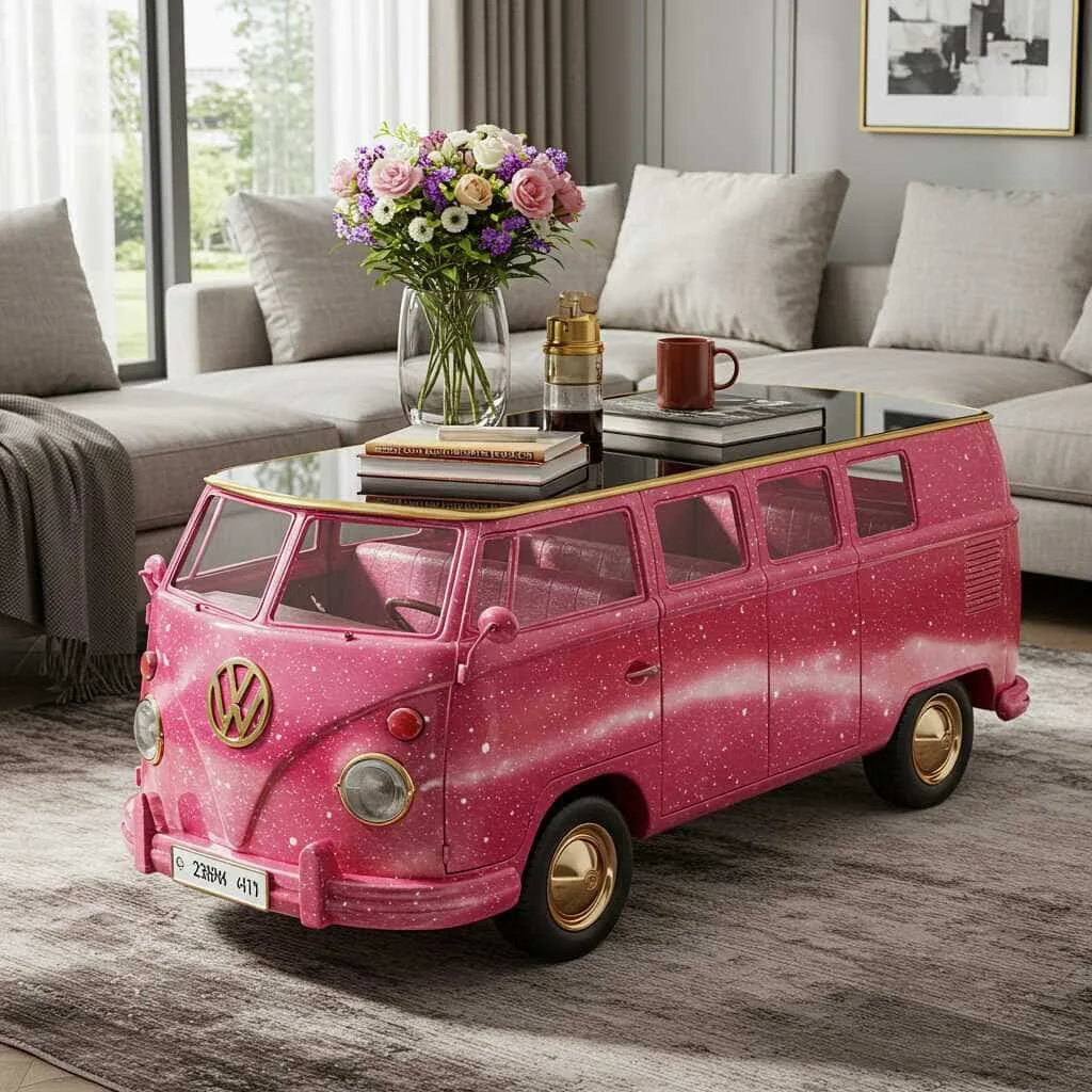 Comparing Styles and Variations of Volkswagen Bus Coffee Tables