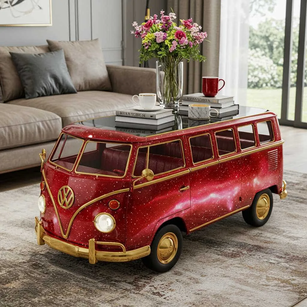 How to Use Volkswagen Bus Coffee Tables Effectively