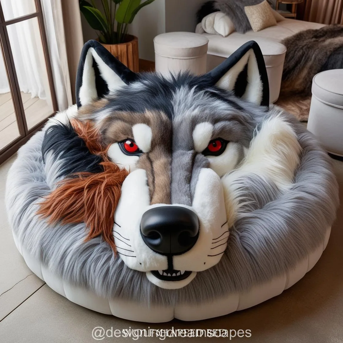 Unleash Your Wild Side with the Unique and Cozy Wolf Lounger