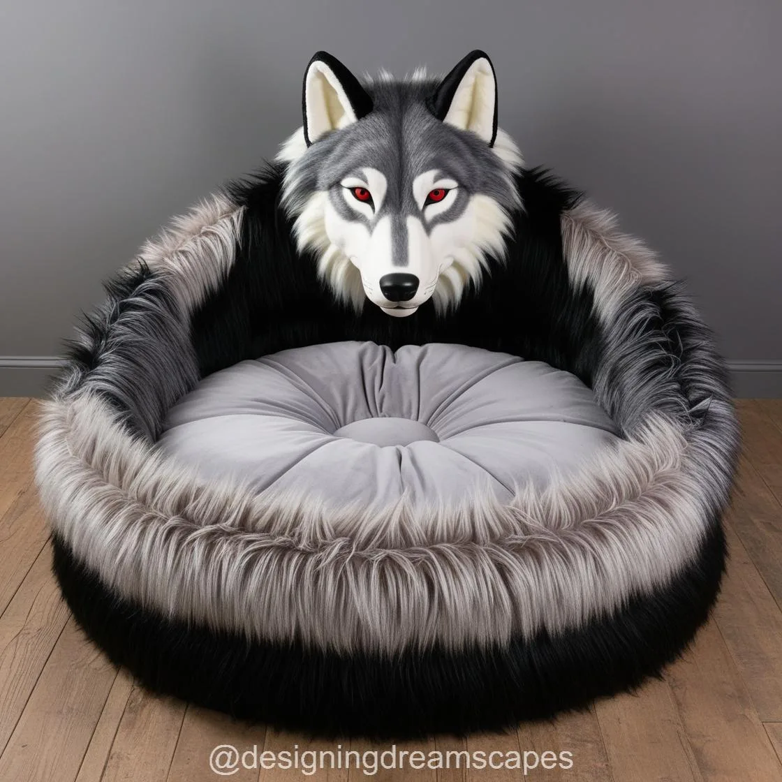 Unleash Your Wild Side with the Unique and Cozy Wolf Lounger