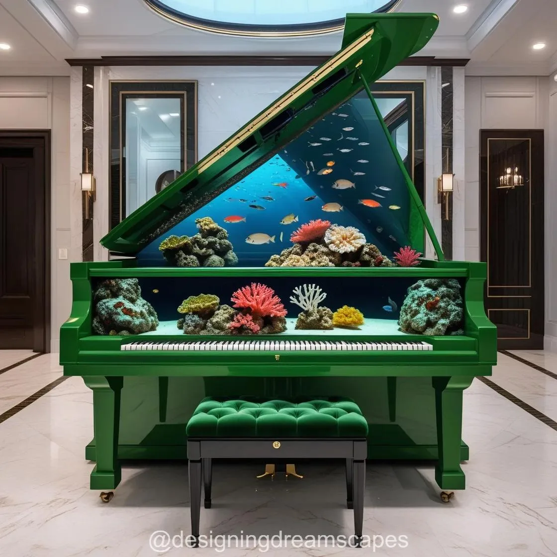 The Concept of Aquarium Pianos: Where Music Meets Marine Art