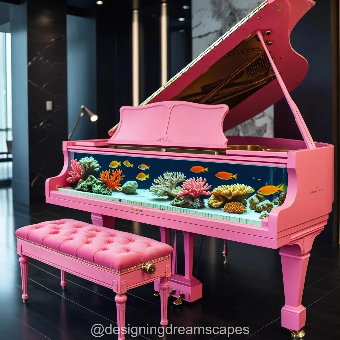 The Concept of Aquarium Pianos: Where Music Meets Marine Art