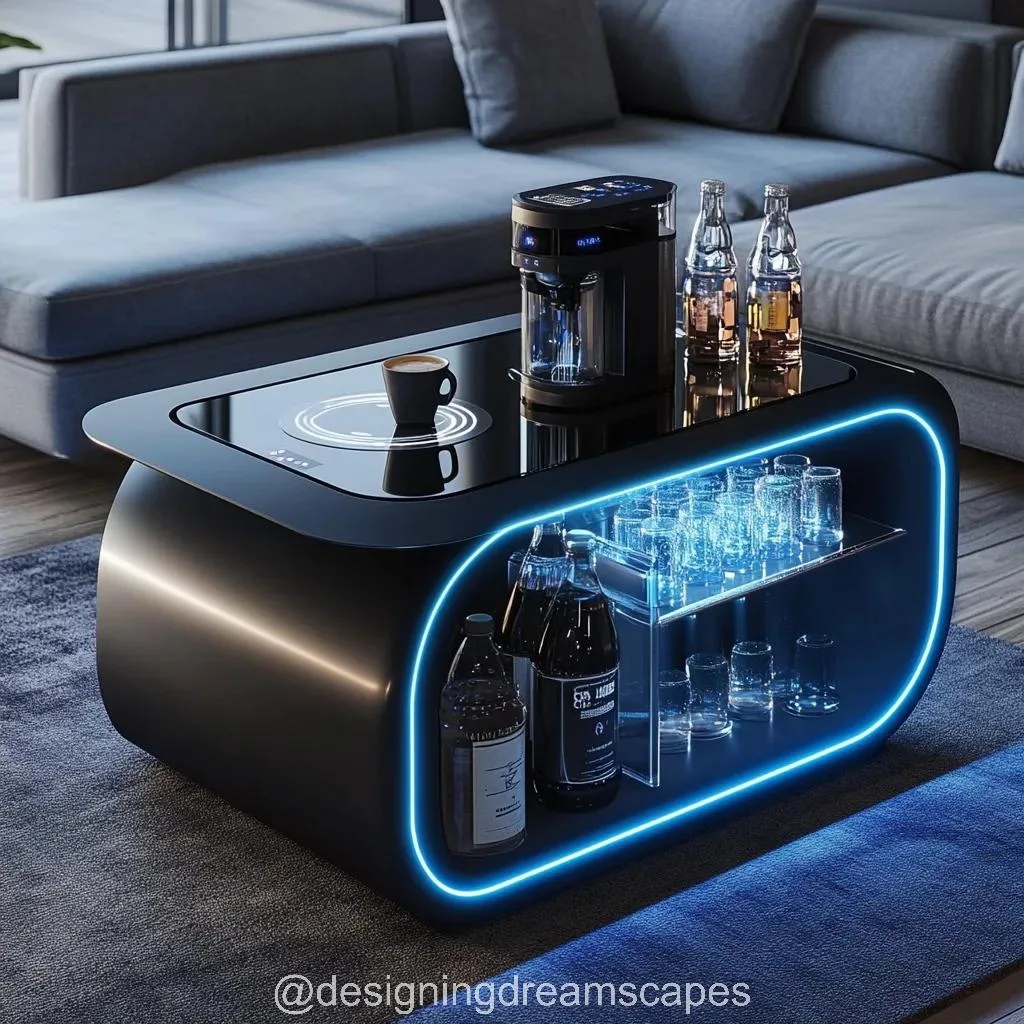 A Coffee Table with a Built-in Coffee Maker: The Perfect Fusion of Convenience and Style