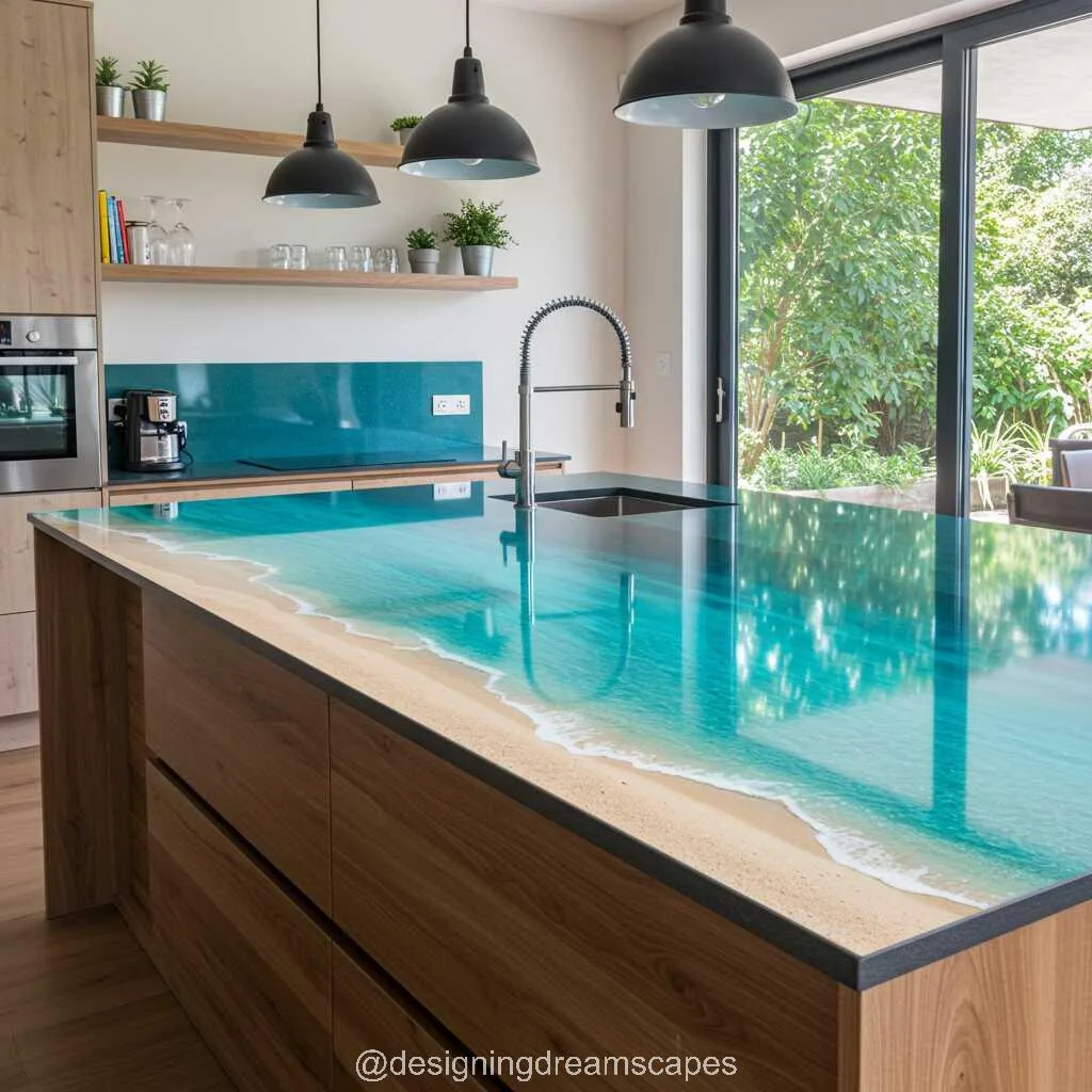 Active Scene Countertops with Beach Designs: Bring the Relaxing Vibes of the Coast to Your Home