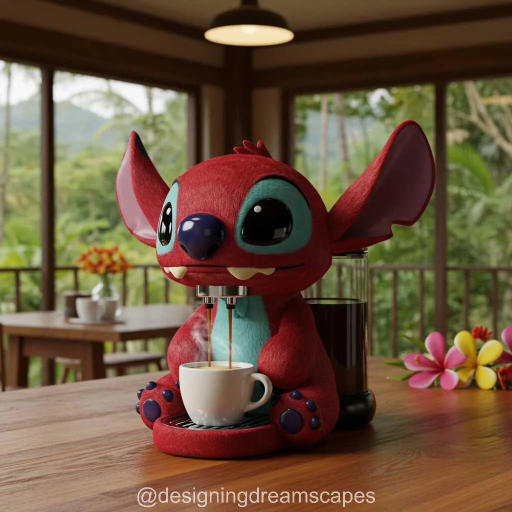 Brew with a Touch of Whimsy: The Stitch Coffee Maker for Disney Fans