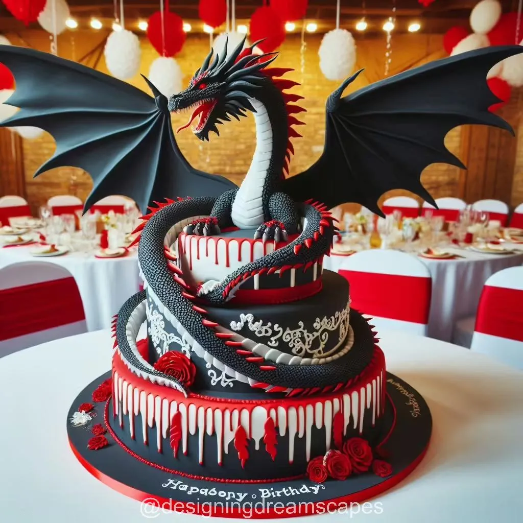 Epic & Enchanting: The Dragon Birthday Cake That Brings Fantasy to Life