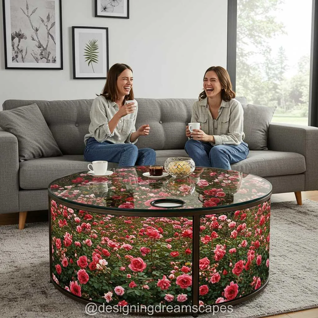 Bringing Nature Indoors: The Beauty of Flower Themed Coffee Tables