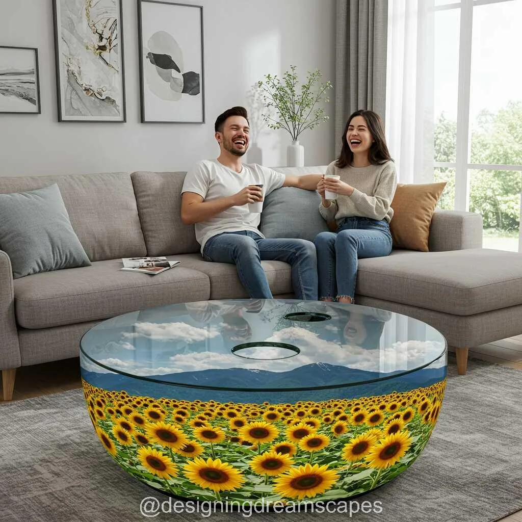 Bringing Nature Indoors: The Beauty of Flower Themed Coffee Tables