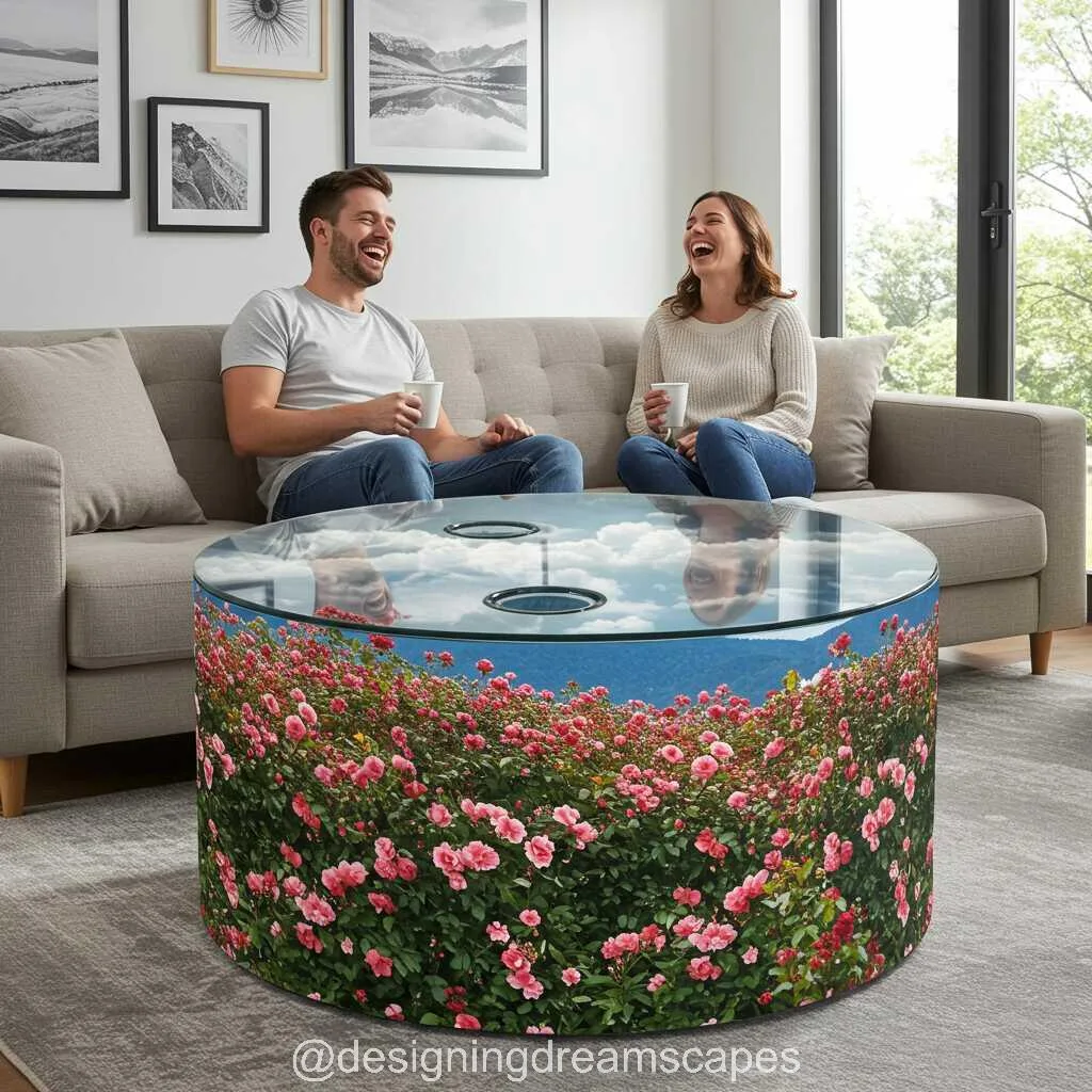 Bringing Nature Indoors: The Beauty of Flower Themed Coffee Tables