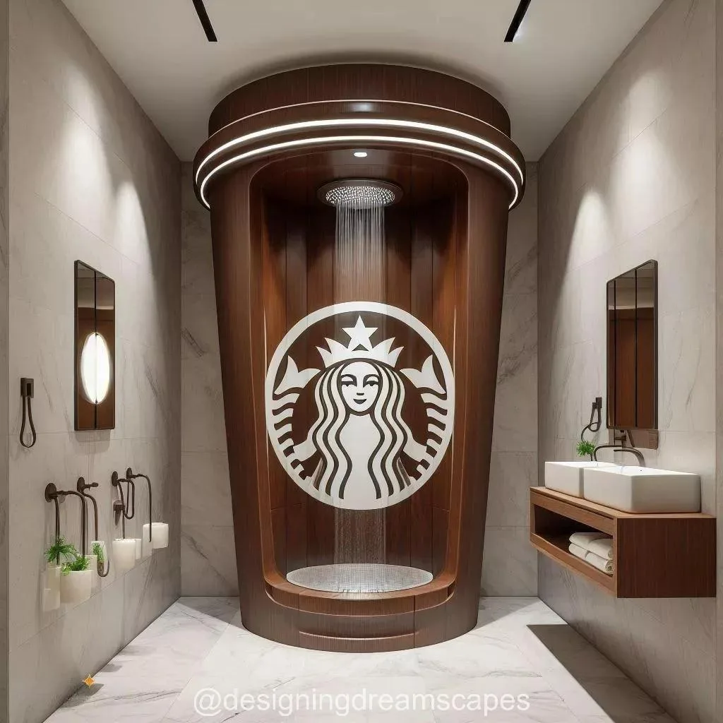 Experience Ultimate Refreshment with the Giant Coffee Cup Shower