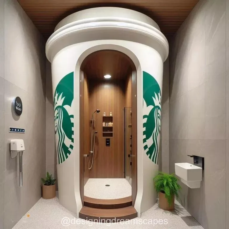 Experience Ultimate Refreshment with the Giant Coffee Cup Shower