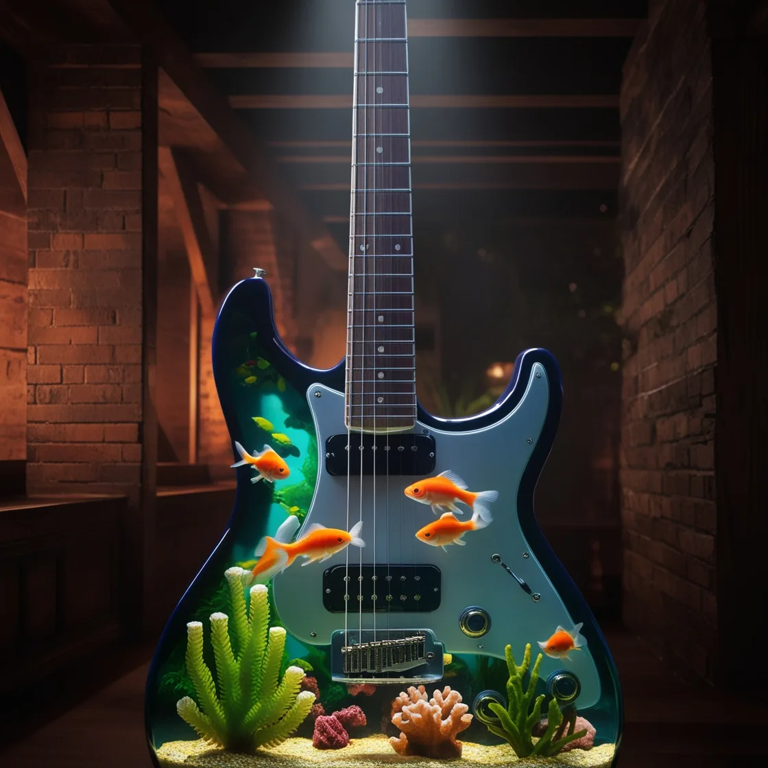 Strum the Waves: Guitar Aquariums That Rock Your Décor