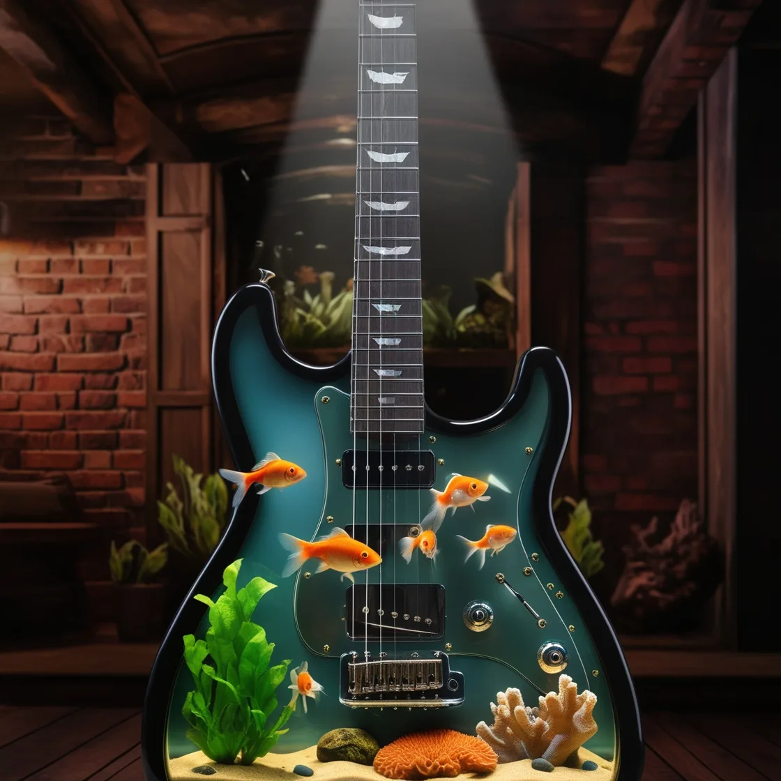 Strum the Waves: Guitar Aquariums That Rock Your Décor